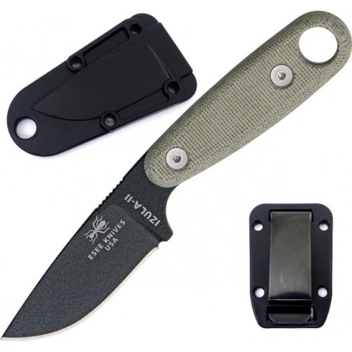 Esee Izula 2 Negro Micarta esiz2b