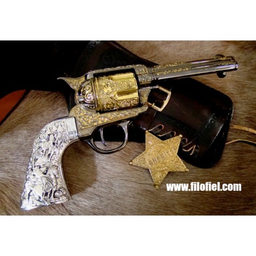 Revolver 10209 Colt 45 Peacemaker Grabado Revolver 10209 Colt 45 Peacemaker Grabado