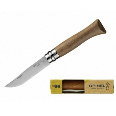 Opinel Stainless nº 6 Walnut 002025 Opinel Stainless nº 6 Walnut 002025