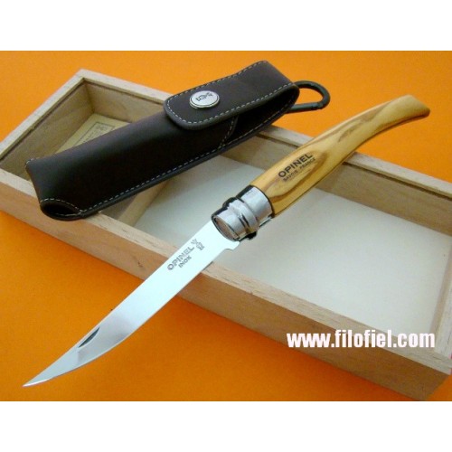 Opinel Effiles nº 10 Olivo + Cofre + Funda 001090