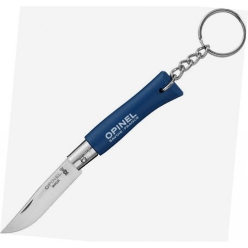Opinel Stainless nº 4 blue + key ring 002269
