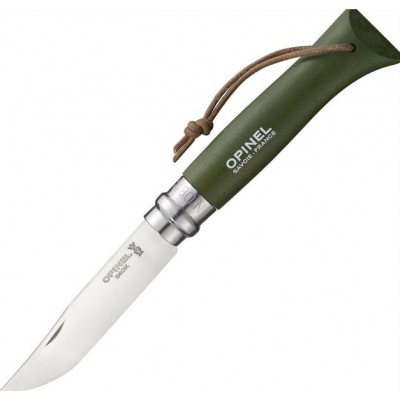 Opinel Stainless nº 8 Trekking Olive 001703 Opinel Stainless nº 8 Trekking Olive 001703